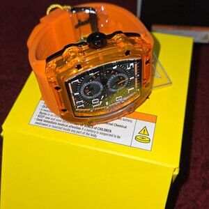 Invicta Racing Cyclone Men's Watch - 48.5mm, Orange